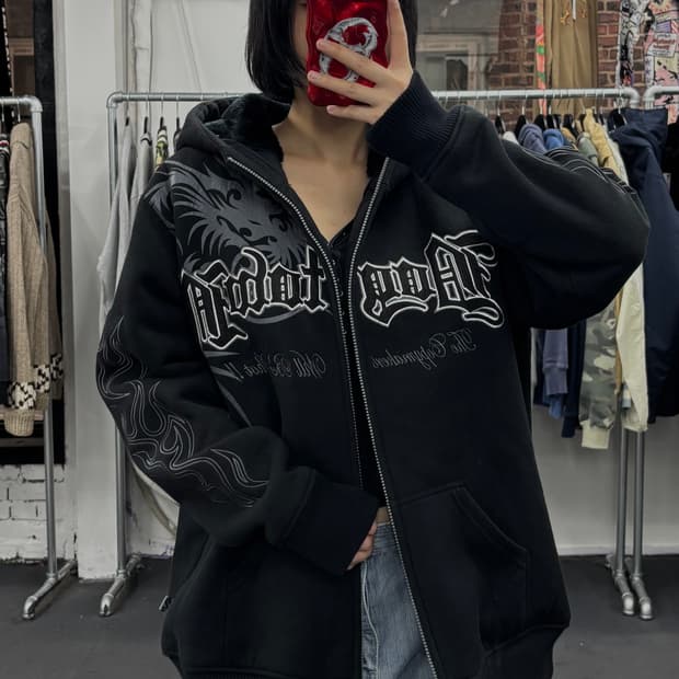 도그타운 오리엔탈 쉐르파 후드집업