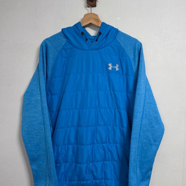 언더아머 하이브리드 패딩 기모 후드티 M