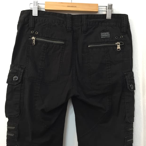 DOHC 블랙 카고 팬츠 26
