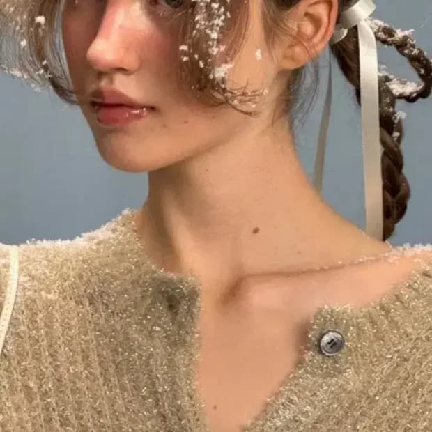 더바넷 글리터 가디건