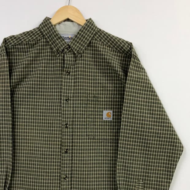 105 칼하트 체크 워크 셔츠