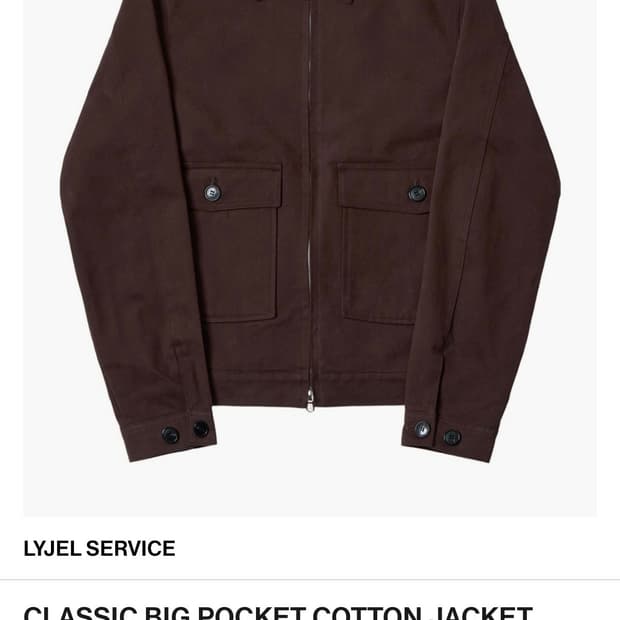 Lyjel service jacket 1사이즈