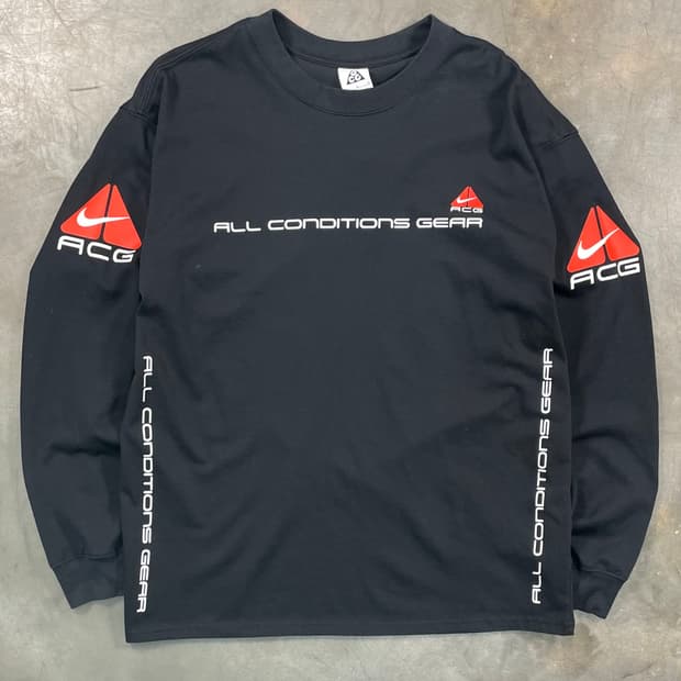 나이키 ACG ssnl 롱 슬리브 티셔츠