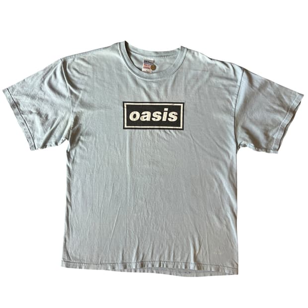 빈티지 00s Oasis Definitely Maybe 티셔츠