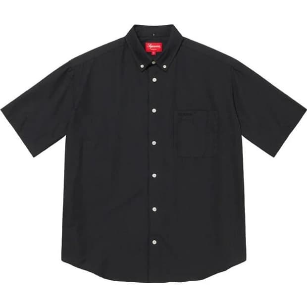 슈프림 25ss 루즈 셔츠 블랙