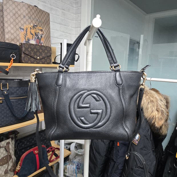 [특가][정품] 구찌 소호 토트 숄더백