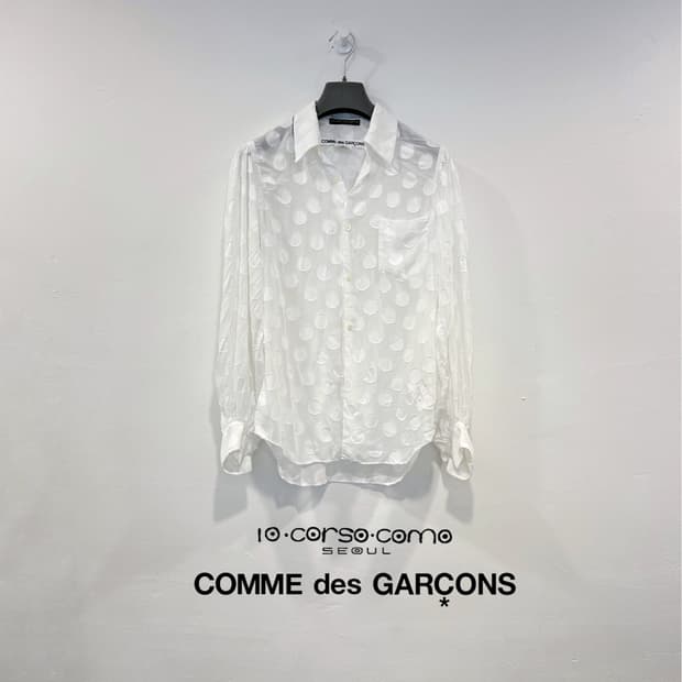 COMME des GARCONS 꼼데가르송 x 꼬르소꼬모 블라우스 