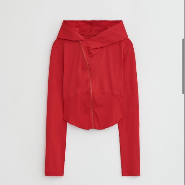 ee누마레 우먼즈 커브드 후드집업 m