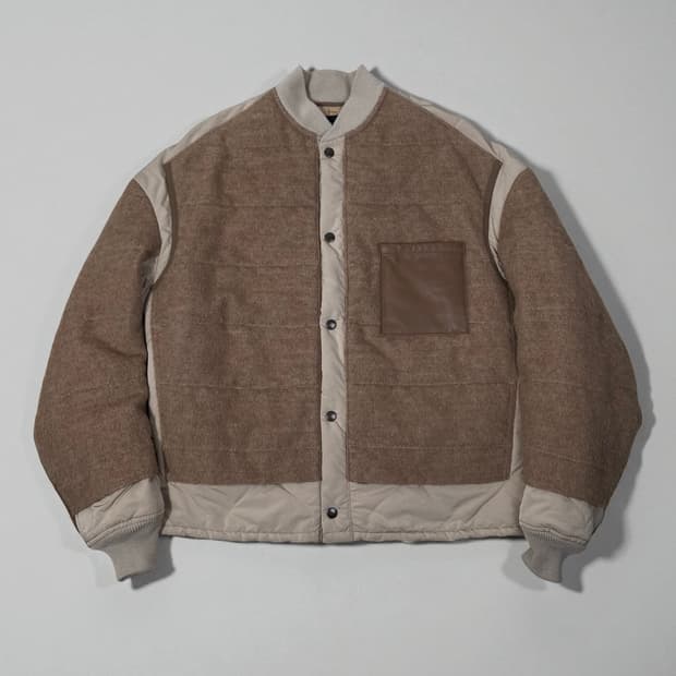 준야 와타나베 꼼데가르송 알파카/나일론 라이너 자켓 베이지 S사이즈