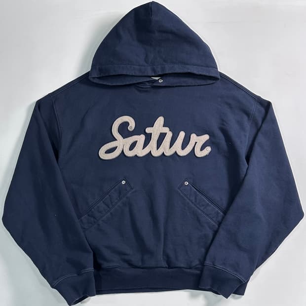 세터 네이비 후드티 