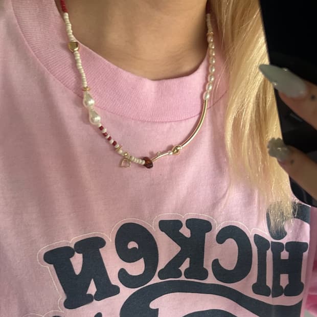 Mixed beads necklace 혼합 구슬 목걸이