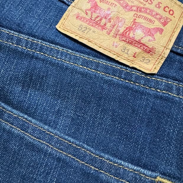 리바이스 527 청바지 31x32