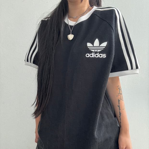 아디다스 스트라이프 삼선 링거티 L