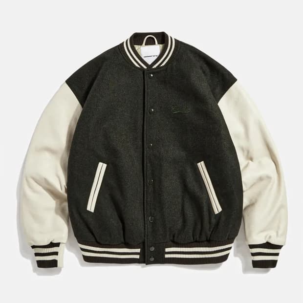 에스피오나지 바시티 자켓 M 모스그린