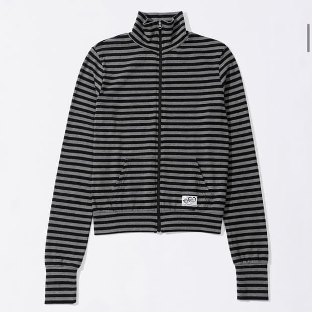 스컬프터 Light Weight Striped Jersey 차콜 L