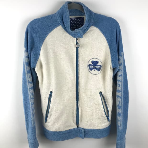 히스테릭글래머 플리스 집업 자켓 히글 y2k 올드스쿨 져지 갸루후리스점퍼