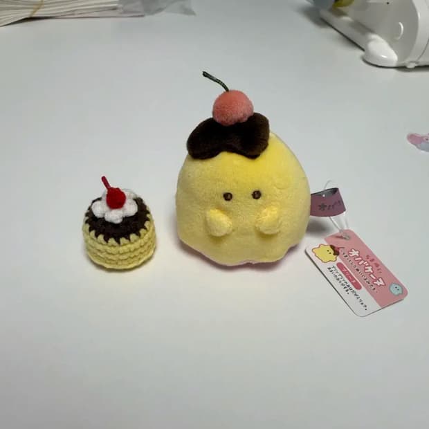 오바케누 푸딩 미니 인형
