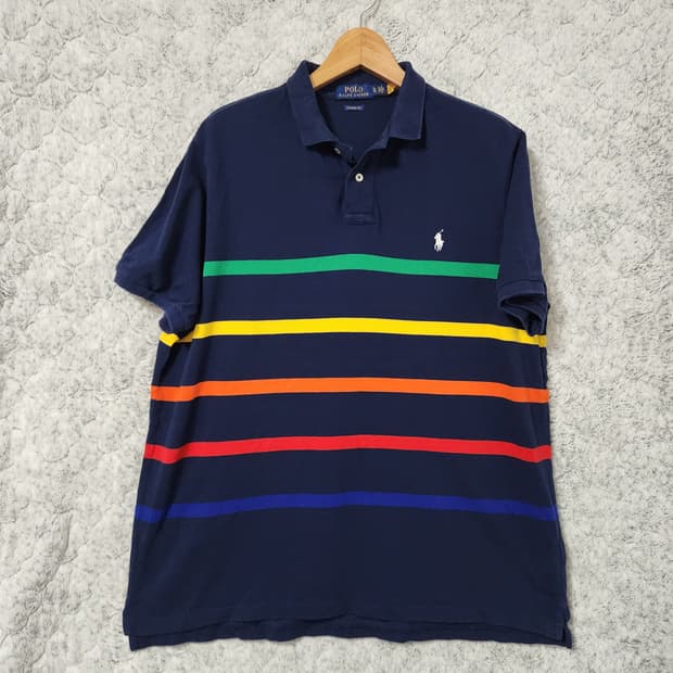 G729 [XL] 폴로 랄프로렌 반팔 카라티 QR인증
