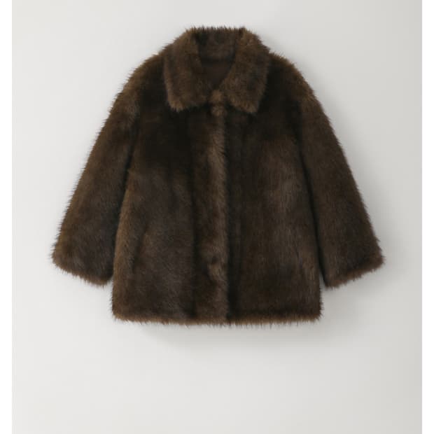 프롬웨얼 퍼자켓 브라운 새상품