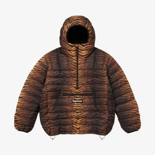 Supreme Micro Down Half Zip Hooded Pullo
