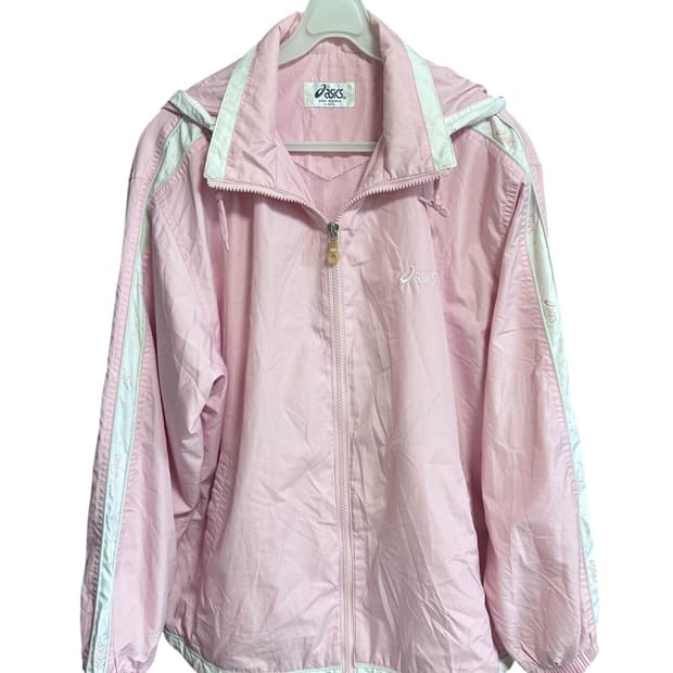 아식스 딸기우유 바람막이