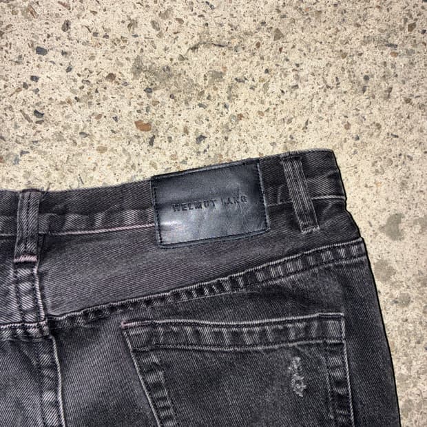 Helmut Lang black jeans 헬무트랭 블랙진