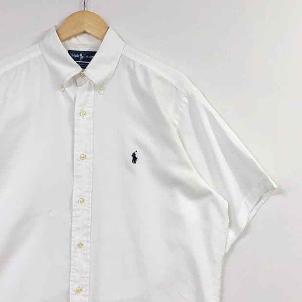 XL 폴로 화이트 셔츠