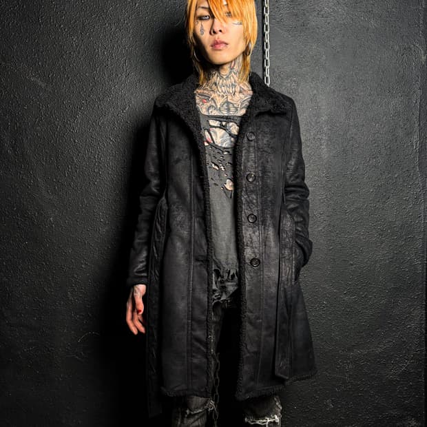 COMME CA DU MODE – Belted Shearling Coat