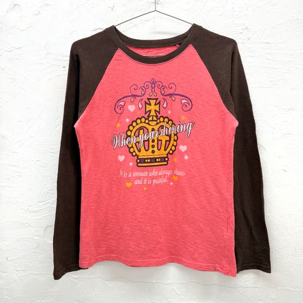 JPN 레트로 래글런 롱슬리브