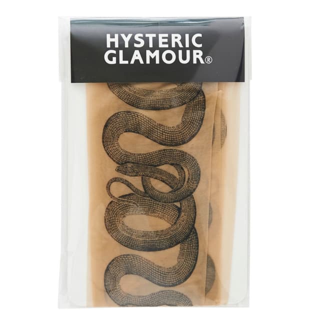 히스테릭글래머 스타킹 스네이크 블랙