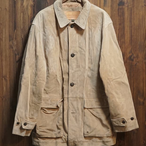 팀버랜드 웨더기어 카우하이드 스웨이드 자켓