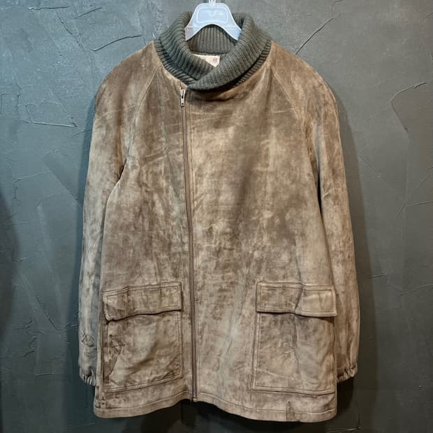 [48] GUCCI 구찌 빈티지 스웨이드 자켓