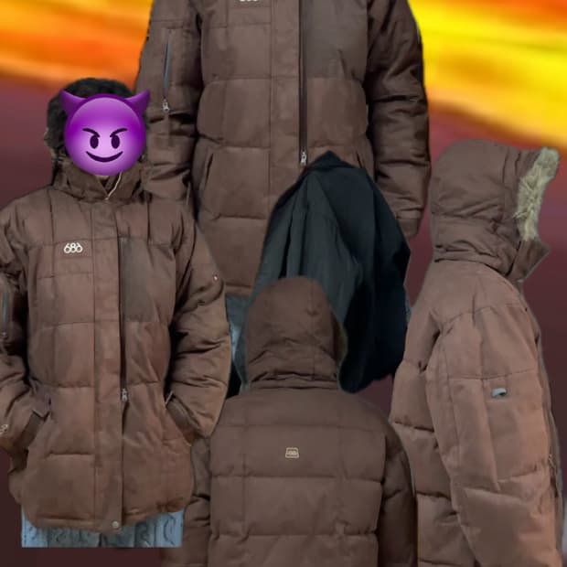 686 브라운 보드복 (패딩) 입니당!