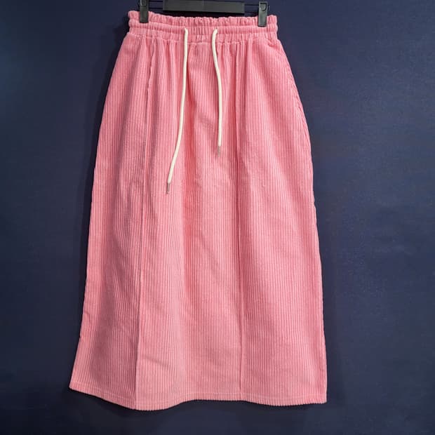 부티크 프리미엄 코듀로이 밴드 스커트(새상품)