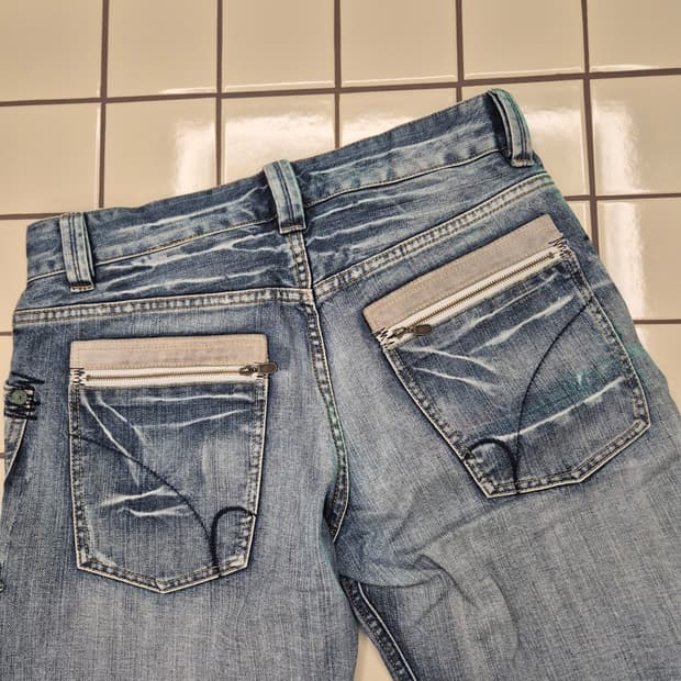 BACK NUMBER 오버핏데님