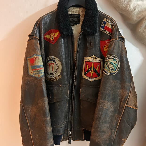 빈티지 아비렉스 g-1 탑건 자켓 M(105)