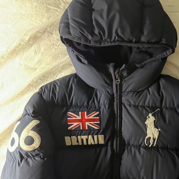폴로 빅포니 브리튼 패딩 M