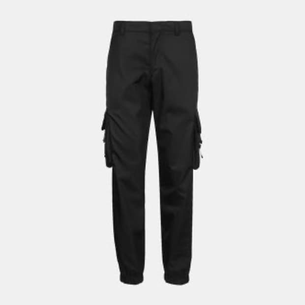 프라다 리나일론 조거 팬츠 블랙 48