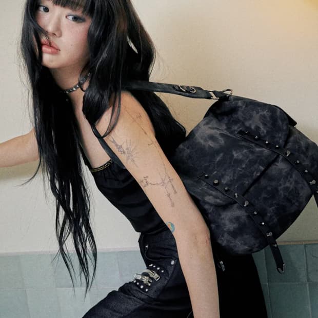 닐링 스터드 숄더 백 가방 2way