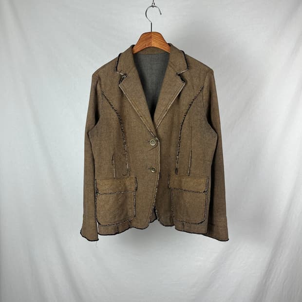 Vintage (maede in japan) 디스 디테일 블레이저 