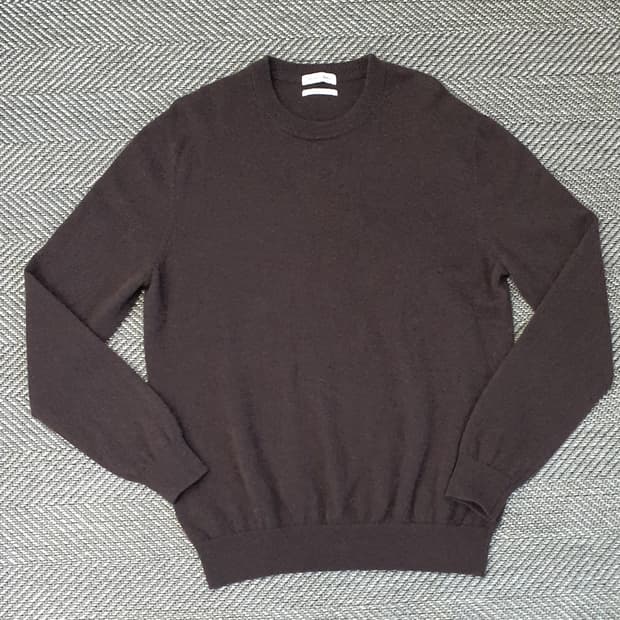 더니트컴퍼니 캐시미어100 얇은 니트 남자105