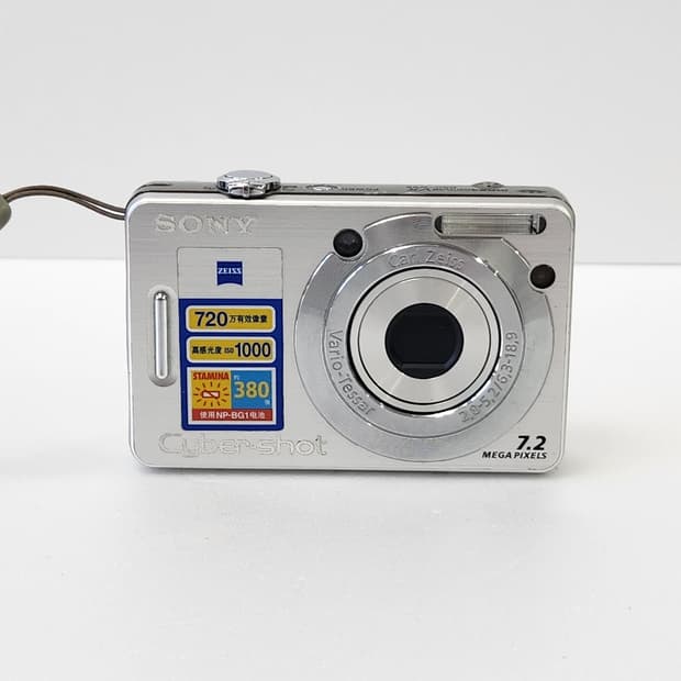 소니 사이버샷 DSC-W55 디카 카메라 저화소 아이브레이
