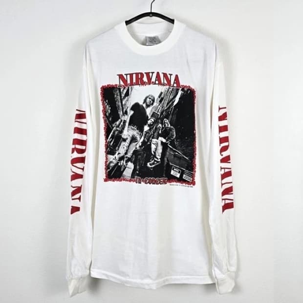 (rep) 빈티지 너바나 롱슬리브 rd