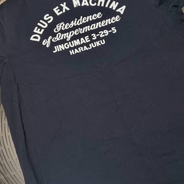 DEUS EX MACHINA 하라주쿠 한정 반팔티