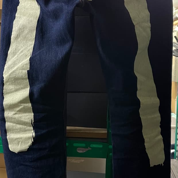 에비수 빅로고 데님 32