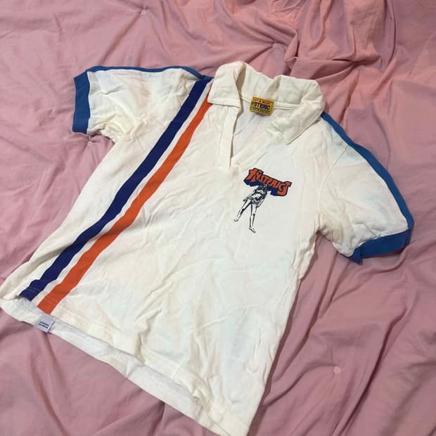 히스테릭글래머 카라 티셔츠 