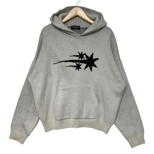 나이스고스트클럽 3스타 로고 니트후드