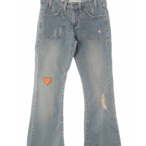 리바이스 Patch boots cut denim pants