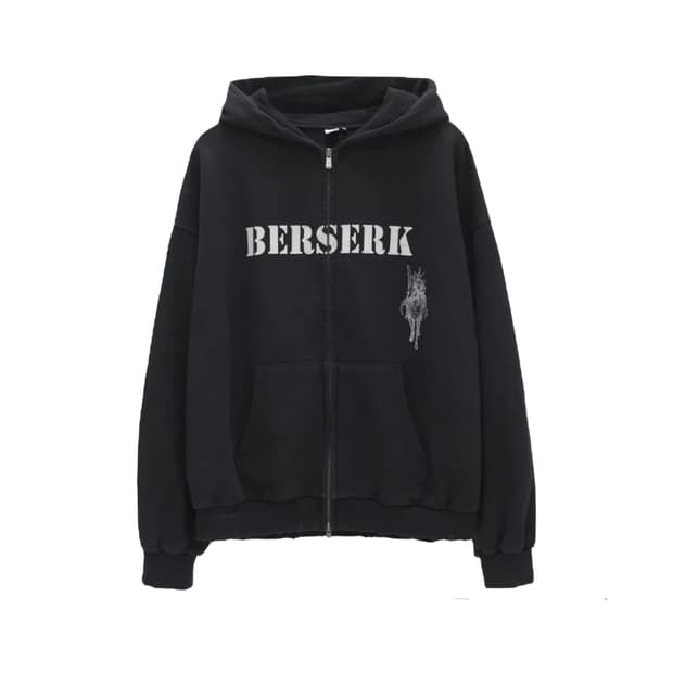 [3] 폴리테루 베르세르크 집 후디 002 '밴드 오브 팔콘' 블랙