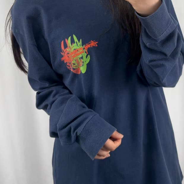 스투시 great future 인터내셔널 롱슬리브